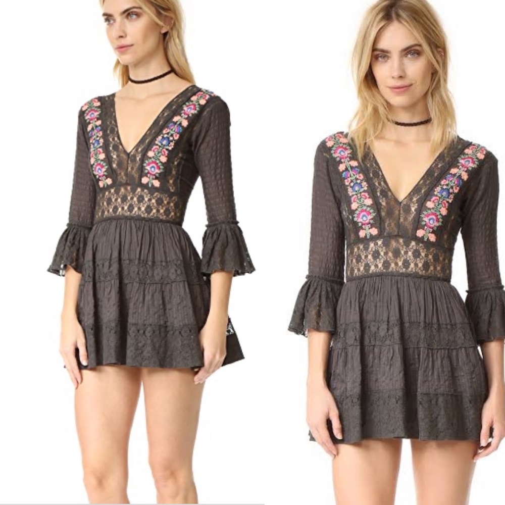 Free People One Antiquity Mini Dress 2